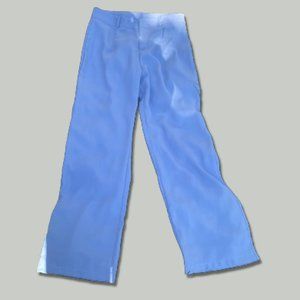 Cute high waist blue dress pants